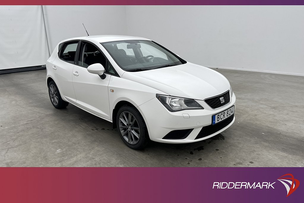 Seat Ibiza 1.2 TSI DSG 105hk ITECH Halvskinn En-brukare