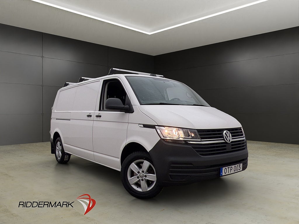 Volkswagen Transporter L2 Värmare Drag Kamera CARPLAY Moms