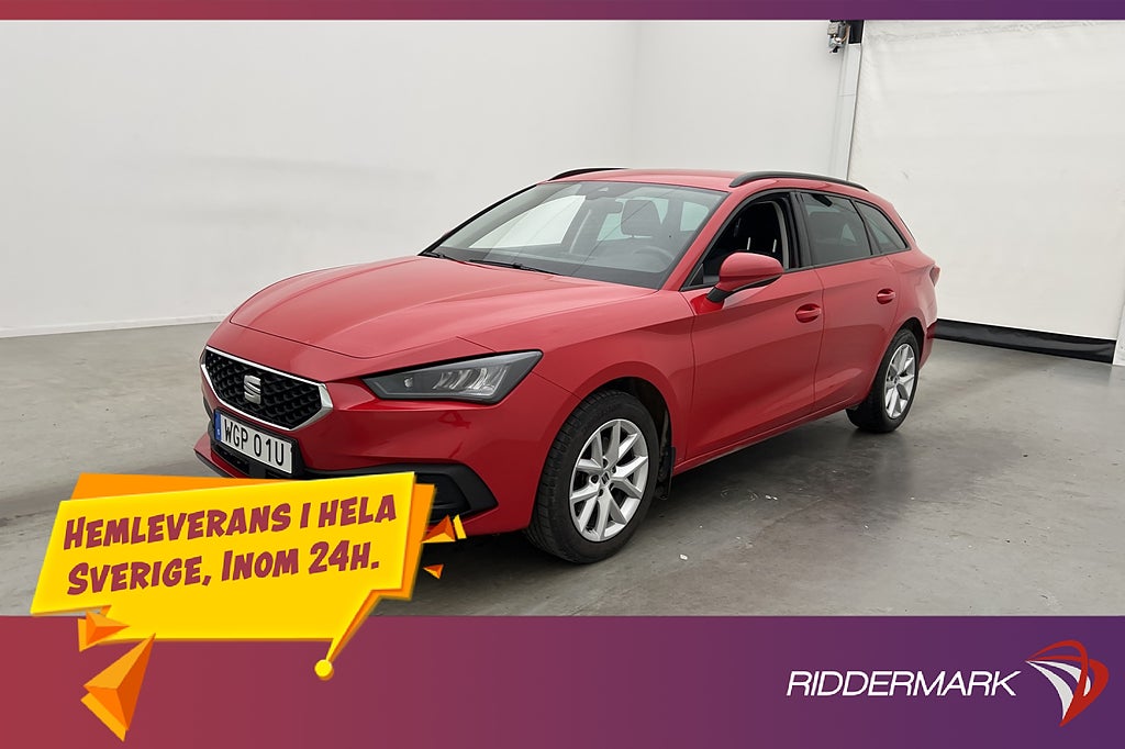 Seat Leon ST 130hk Style P-Värmare Cockpit CarPlay Drag