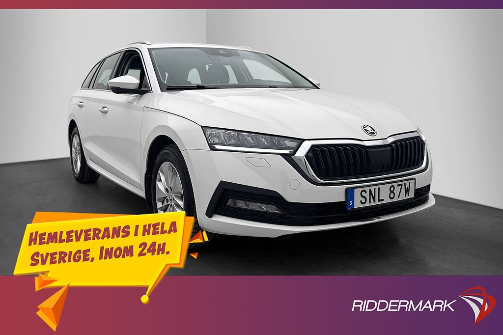 Skoda Octavia Kombi 1.5 TSI G-Tec P-Värm Kamera Drag MOMS
