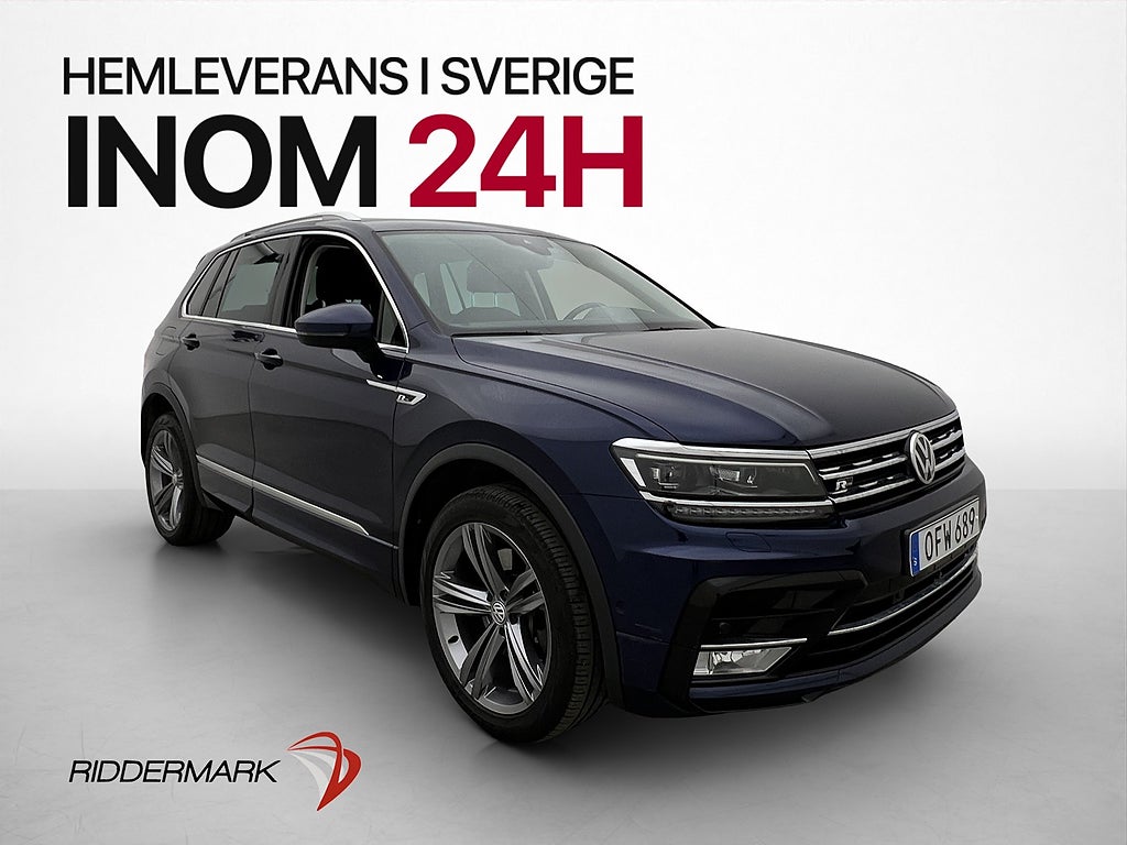 Volkswagen Tiguan 2.0 TDI 190hk 4M R-line Cockpit Värm Drag