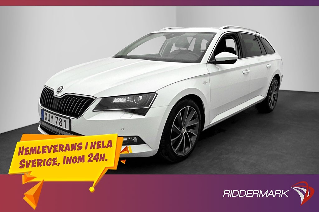 Skoda Superb TDI 4x4 L&K Värmare Canton Rattvärme DCC Drag