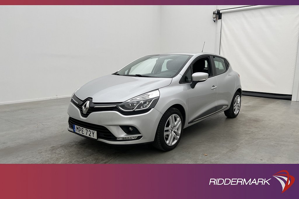 Renault Clio 90hk Zen M&K-Värmare GPS P-sensorer Farthållare