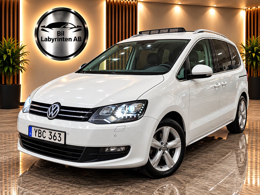 Volkswagen Sharan Mot-värm 7seater 2.0 TDI DPF SCR BMT 4Motion Base Euro6