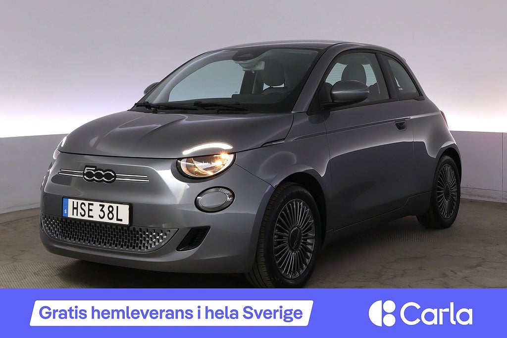 Fiat 500E 42 kWh Icon Navi Carplay Farthållare