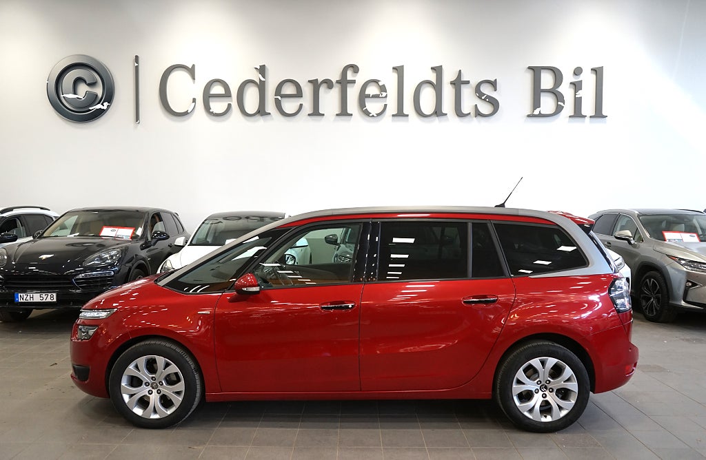 Citroën Grand C4 Picasso Exclusive 2.0 HDi 7-Sits Kamera Navi Pano Kamrem Bytt 