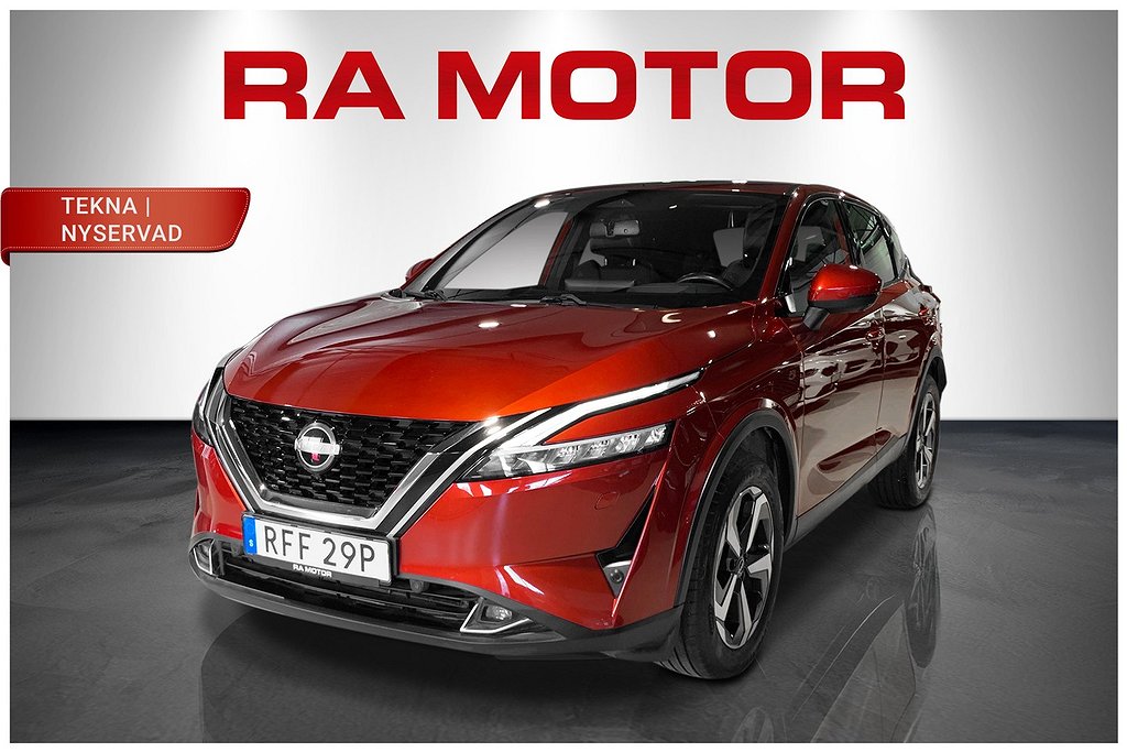 Nissan Qashqai 1.3 TEKNA | 1 ÄGARE | MOMS | 360kamera | NAVI 2022
