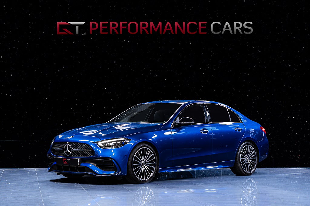 Mercedes-Benz C200 AMG Line Bur-3D 19Tum NightPack 360* Akustik P-Värme
