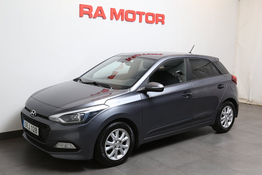 Hyundai i20 1,2 84hk Go! Edition 5D Motorvärmare 2017