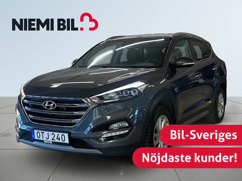 Hyundai Tucson 1.6 T-GDI AWD ComfortPlus S&V-däck Mvärme Drag B-kamera