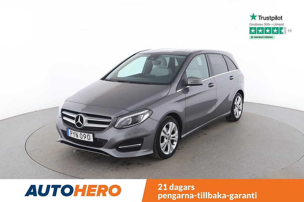 Mercedes-Benz B 200 d 7G-DCT / 136 HK / Dragkrok, Backkamera & PDC, Växelpaddlar