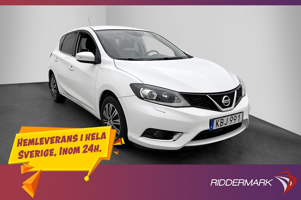 Nissan Pulsar 1.6 DIG-T 1 Brukare Kamera Keyless Navi Drag
