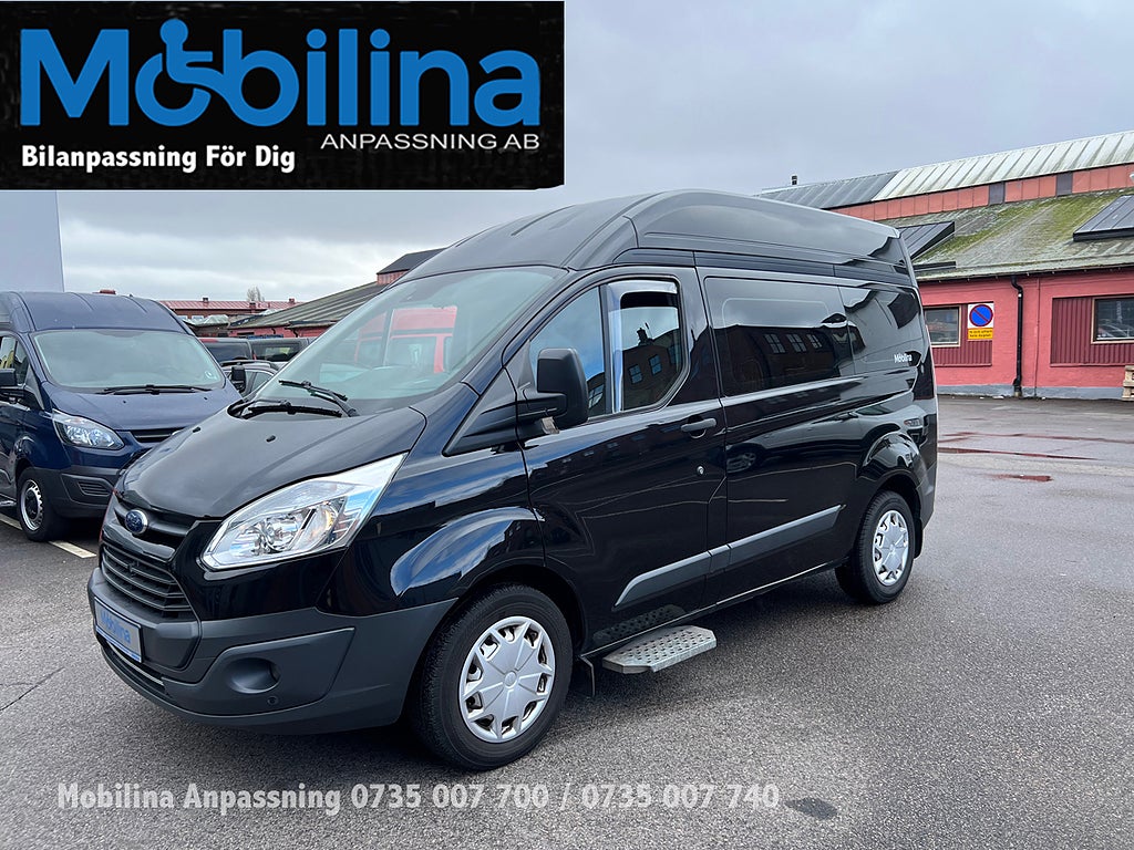 Ford Transit Custom Handikappanpassad rullstolsbil 
