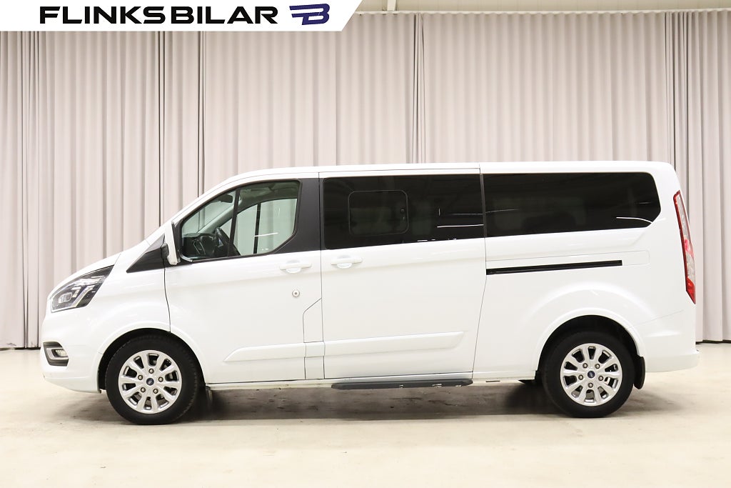 Ford Tourneo Custom 130HK L2 Automat|9-Sits|LED|NyKamrem|Leasbar
