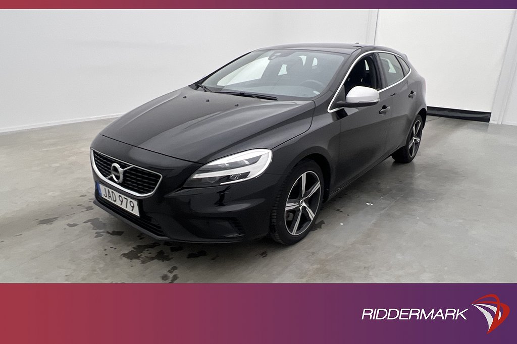 Volvo V40 T3 152hk R-Design VOC Värmare Kamera Navi