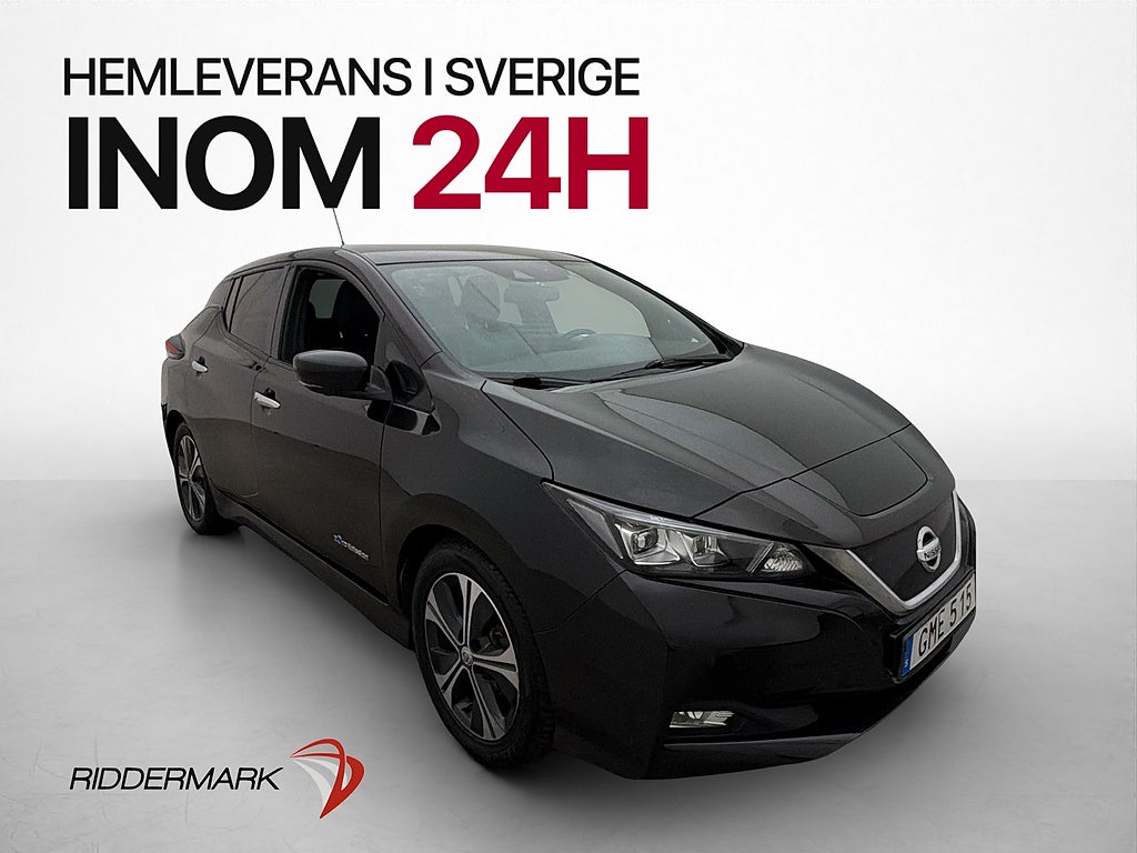 Nissan Leaf 150hk Tekna BOSE 360° Navi Rattvärme Halvskinn