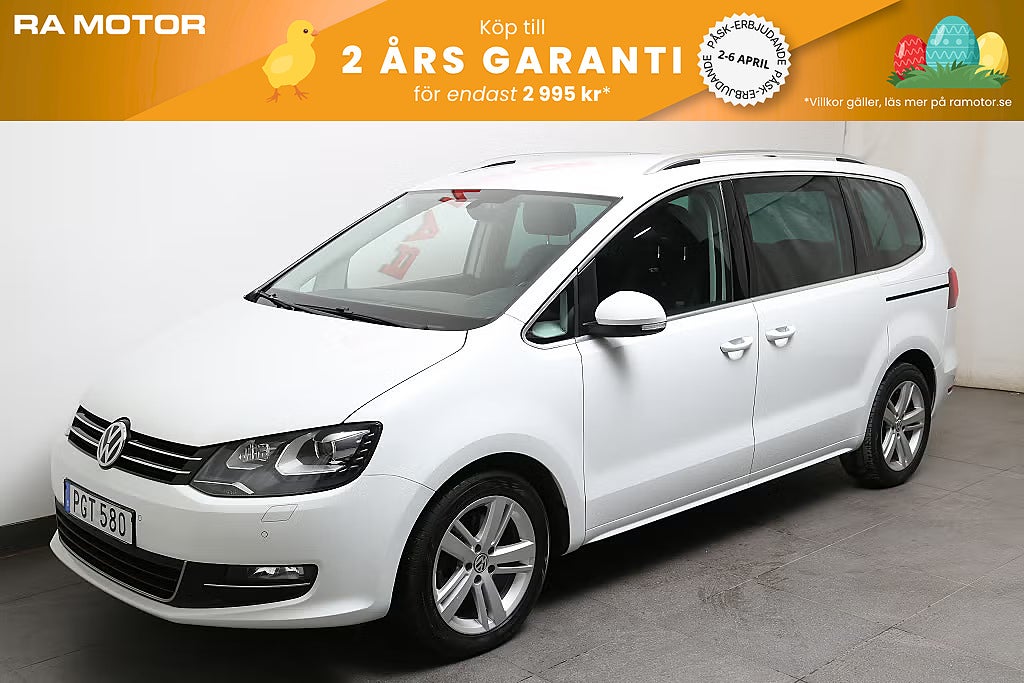 Volkswagen Sharan 2,0 TDI 184hk 4Motion GT DSG Värmare Drag 7-sits 2017