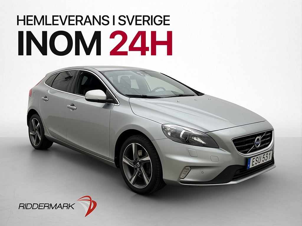 Volvo V40 T2 122hk R-Design Värmare Skinn/Alcantara