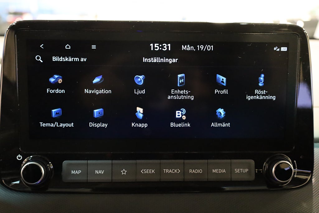 Hyundai Kona Hybrid 1,6 GDI 141hk Advanced Aut Navi Head Up Kamera 2021