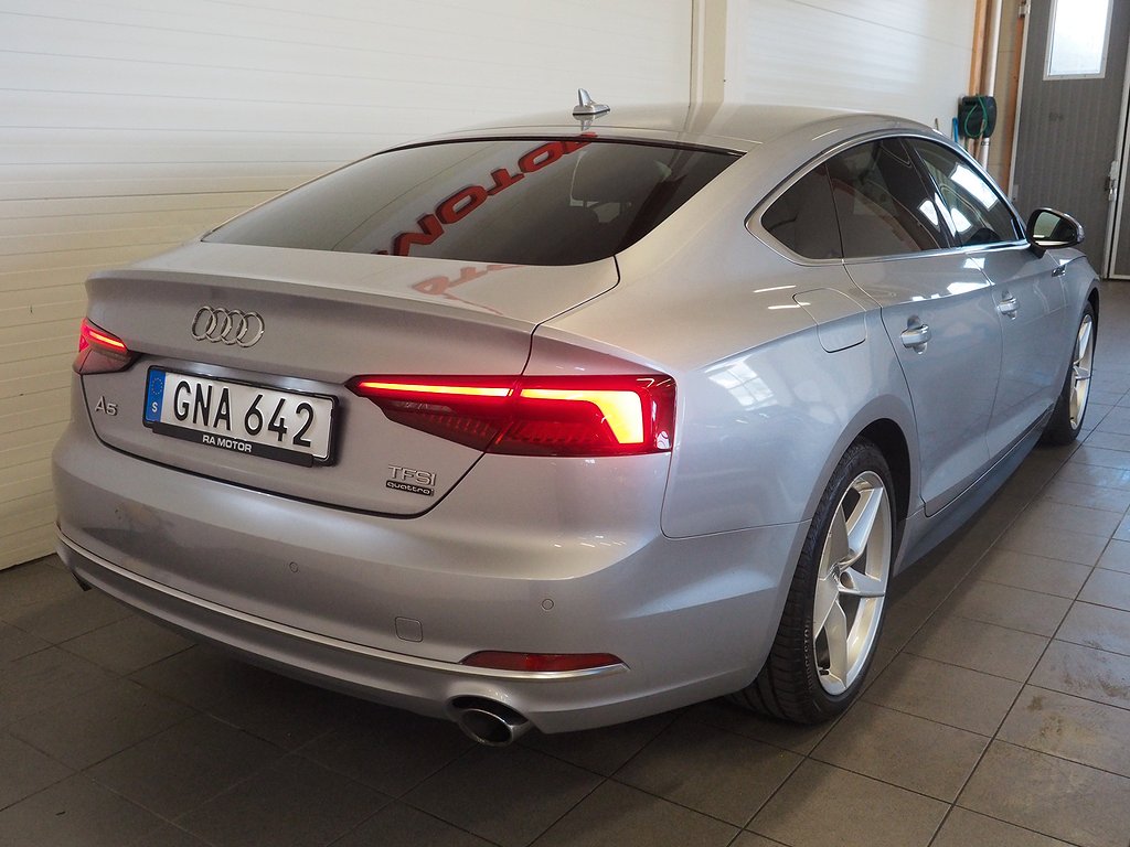 Audi A5 SB 2.0 TFSI quattro 252hk  S Tronic Proline | P-Sen 2018