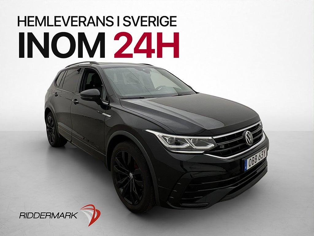 Volkswagen Tiguan Allspace 2.0 TDI R Line Black Drag Värm