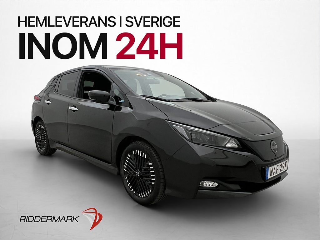 Nissan Leaf 150hk 360°-K Navi Carplay Döda-vinkel Bluetooth
