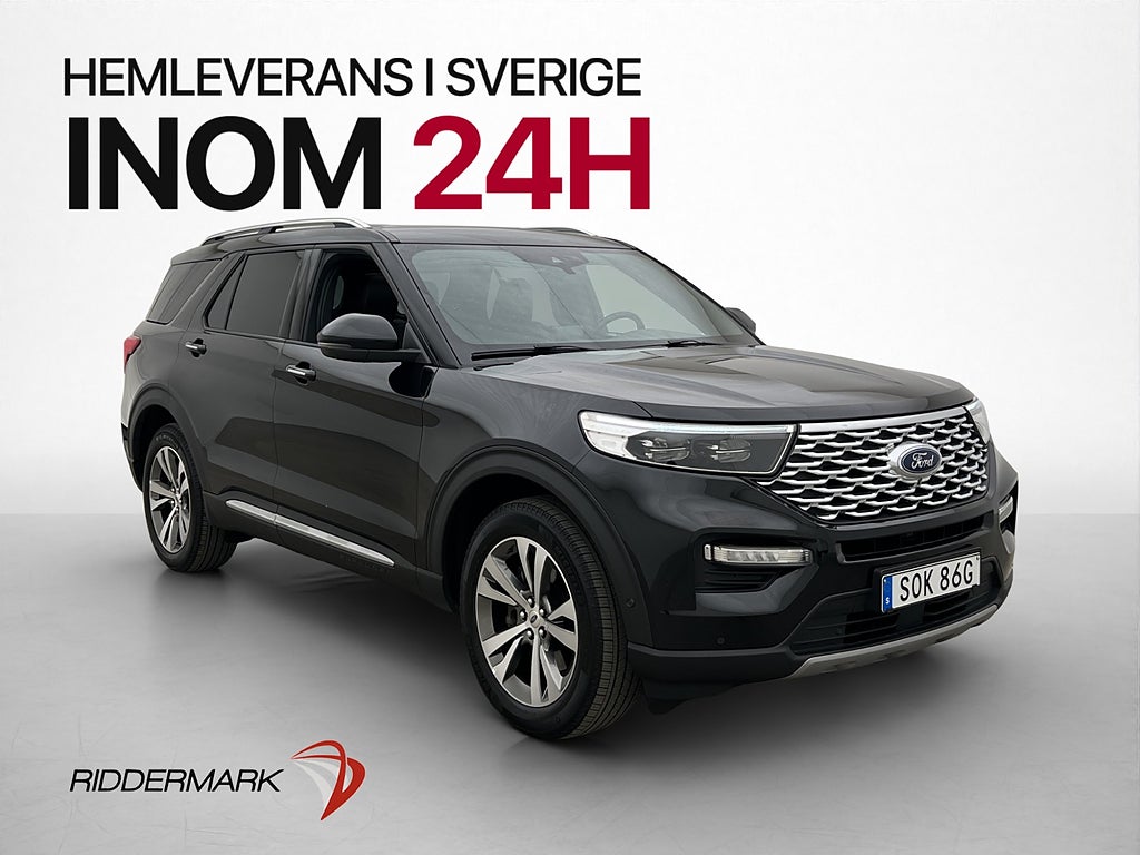 Ford Explorer Plug-In 457hk AWD Platinum 7-Sit B&O Pano 360°
