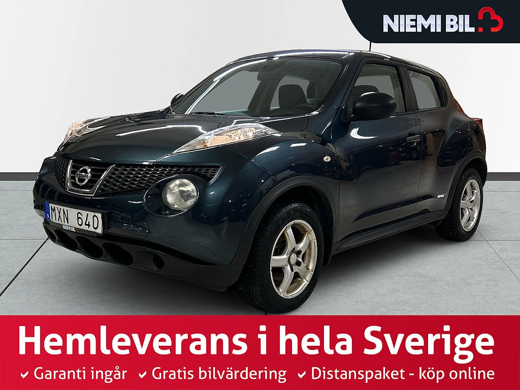 Nissan Juke 1.6 117hk Motorvärmare Låg skatt 1-Ägare S&V