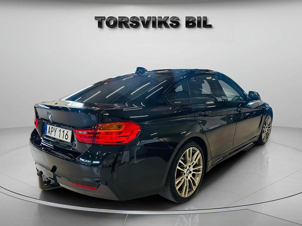 BMW 420D xDrive Gran coupe M-sport Taklucka H/K Skinn - miniatyr 4