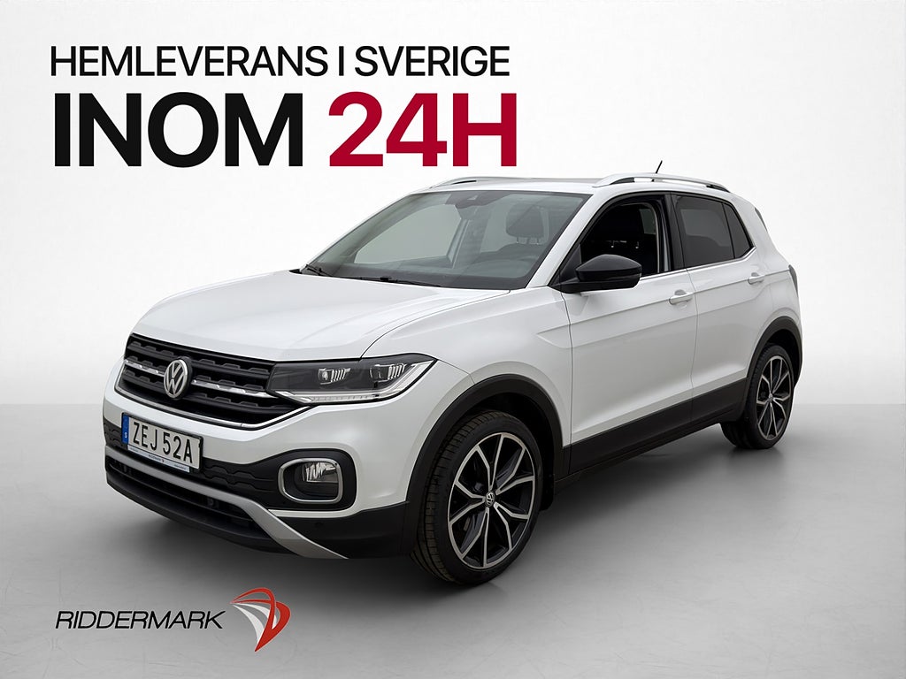 Volkswagen T-CROSS 1.0 TSI 115hk GT Sensorer Adaptiv-Fart