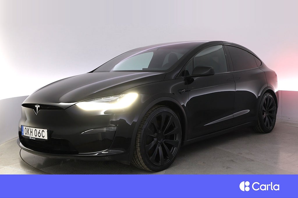 Tesla Model X Plaid 6-sits Autopilot Pano Drag