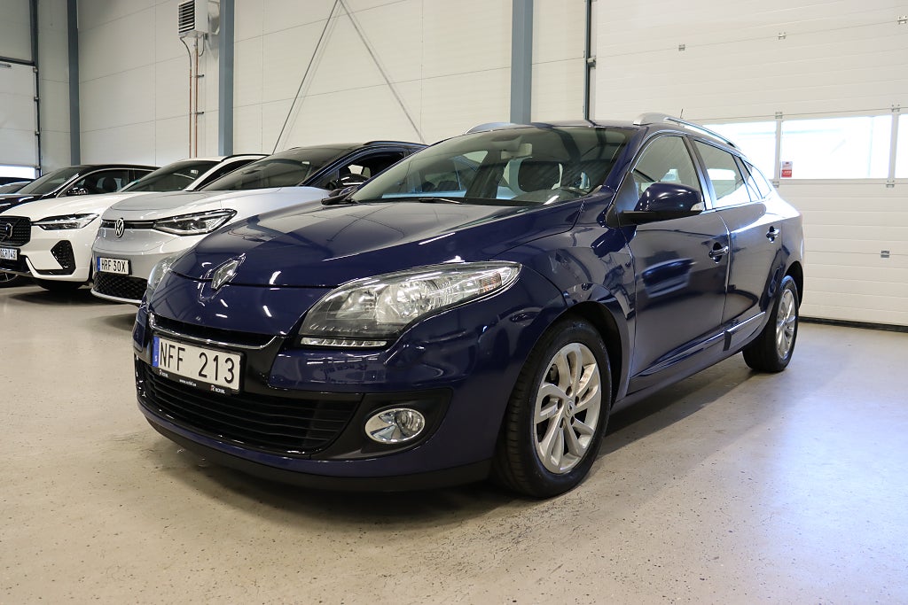 Renault Mégane Grandtour 1.5 dCi Kamrembytt BT Farthållare 110hk
