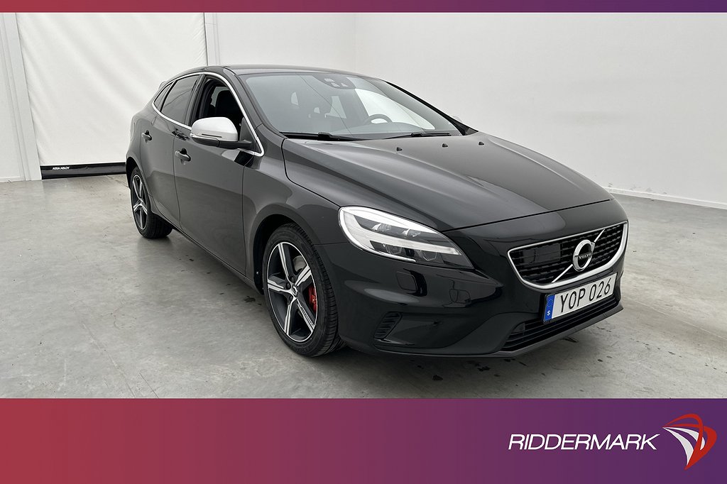 Volvo V40 D2 120hk R-Design VOC Värmare Kamera Navi Keyless