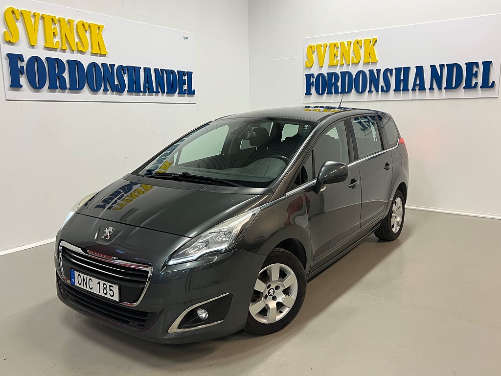 Peugeot 5008 1.6 BlueHDi 7 Sits Automat Dragkrok Farthållare Euro 6