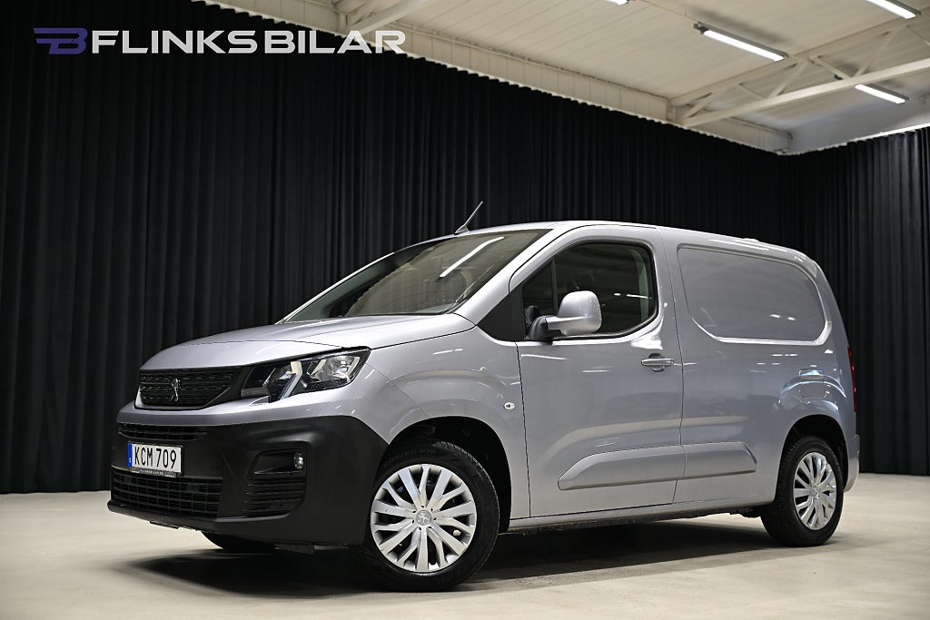 Peugeot Partner 130HK Automat|Inredd|GPS|Backkamera|Drag|Värmare|Moms