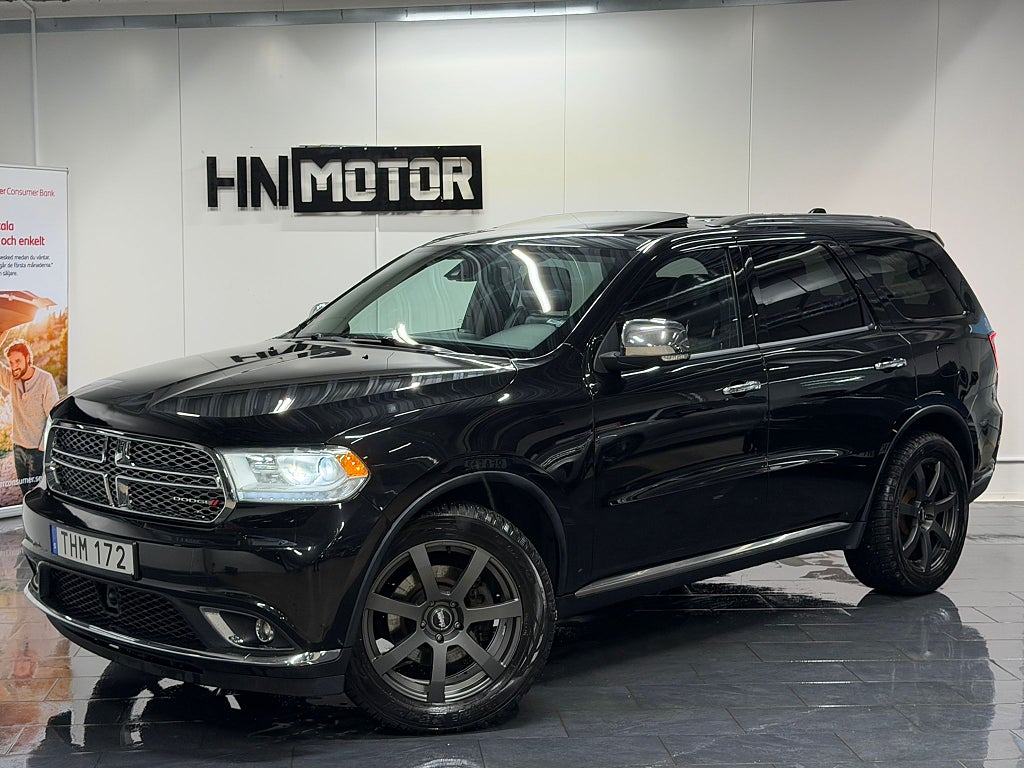 Dodge Durango 3.6 V6 AWD |TakL|NAVI|BKam|DRAG|Venti|BLIS|2Bruk|NyServ|7Sits