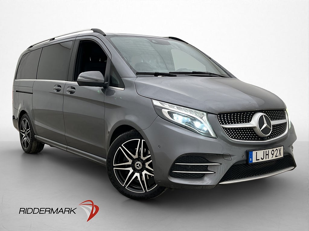 Mercedes-Benz V 300 AMG Värm Skinn Burmester El-Dörrar Moms