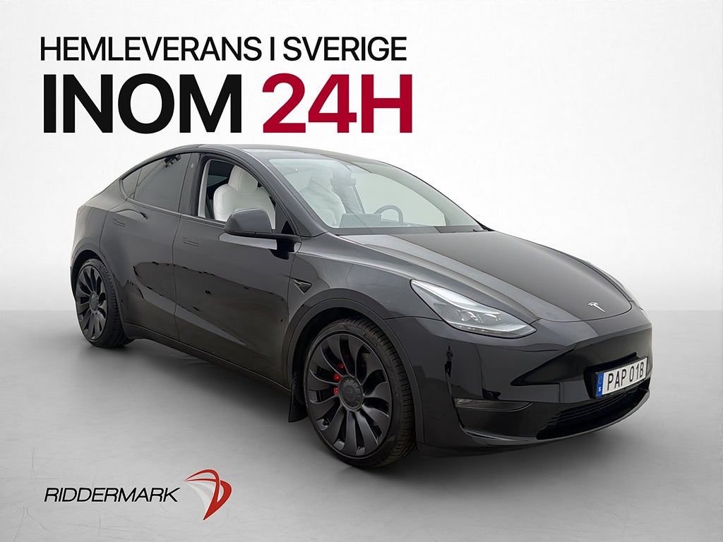 Tesla Model Y Performance 534hk MOMS Drag Pano Adp-fart