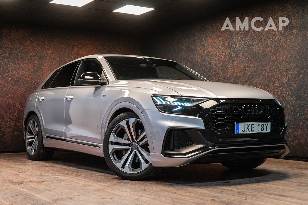 Audi Q8 50 TDI Q S line | MOMS | Luft | B&O | Matrix | Värm 