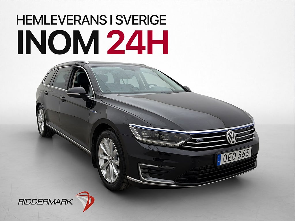 Volkswagen Passat GTE 1.4 TSI 218hk Värmare Kamera Navi Drag