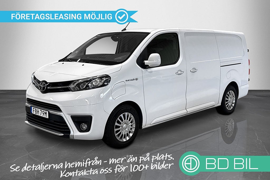 Toyota ProAce 75 kWh L3 DUBBLA SKJUTDÖRRAR BACKKAMERA EN ÄGARE MOMS