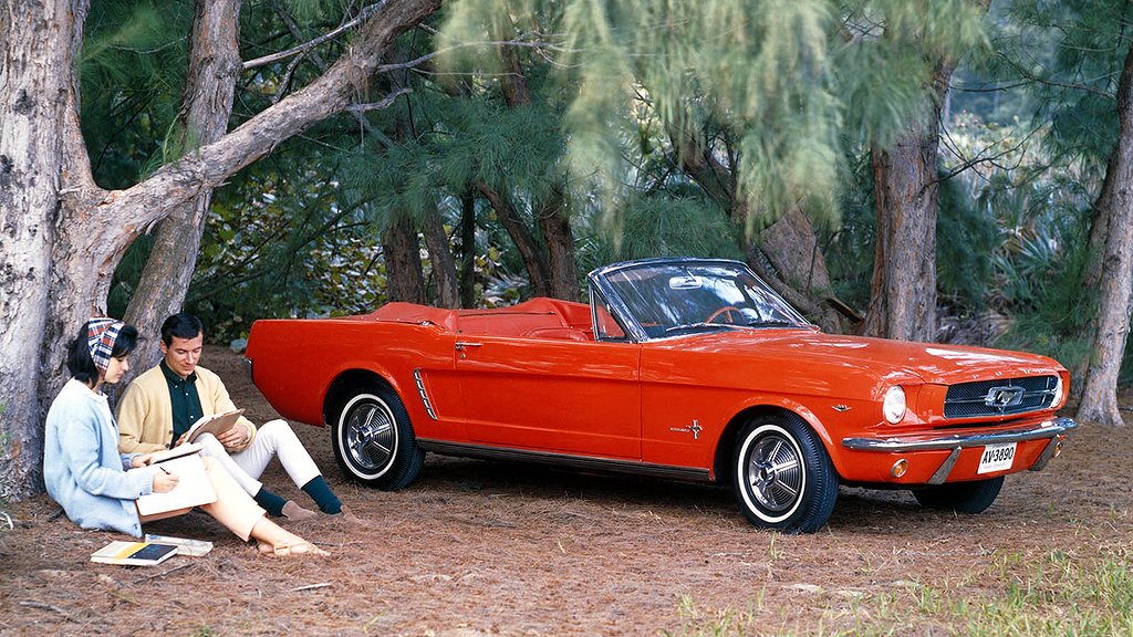 On April 17, 1964, the production Ford Mustang debuted at the New York World’s Fair on its way to more than 400,000 sales in the first year and 1 million in the first 20 months.