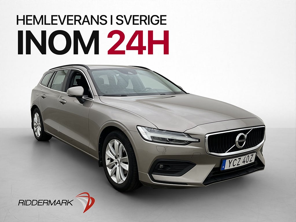 Volvo V60 B4 Momentum Advanced Drag Kamera CarPlay Skinn