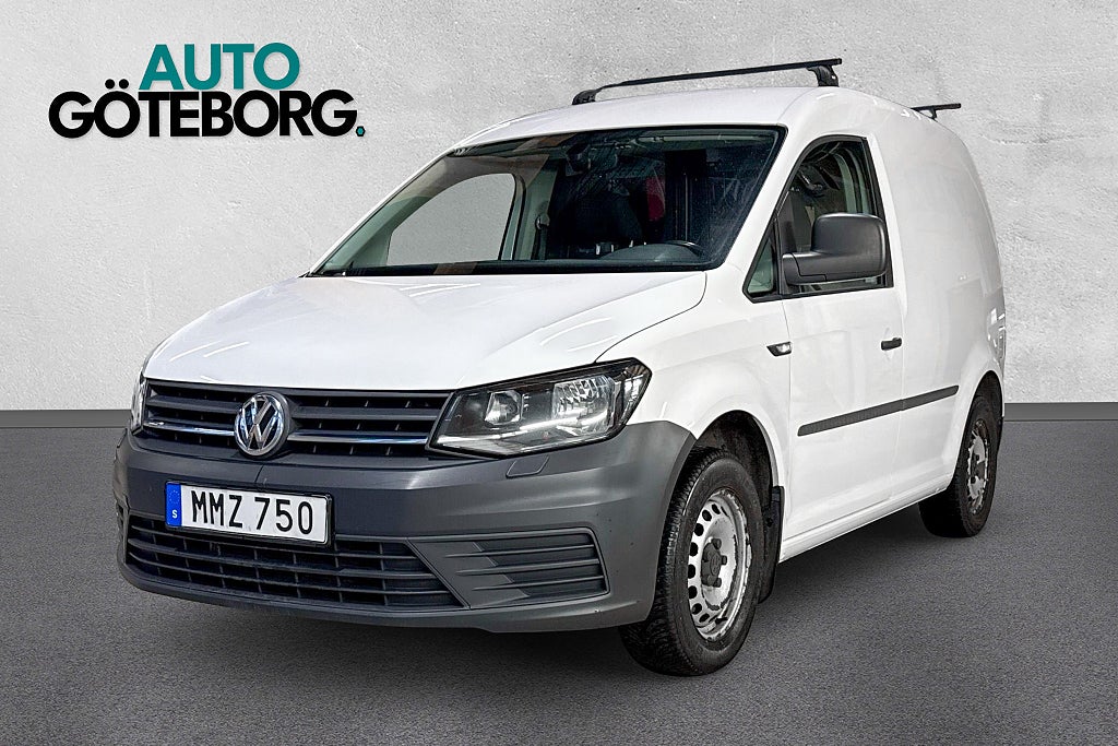 Volkswagen Caddy Van 2.0 TDI BlueMotion inredd skåp Dragkrok Besiktad 1-Ägare