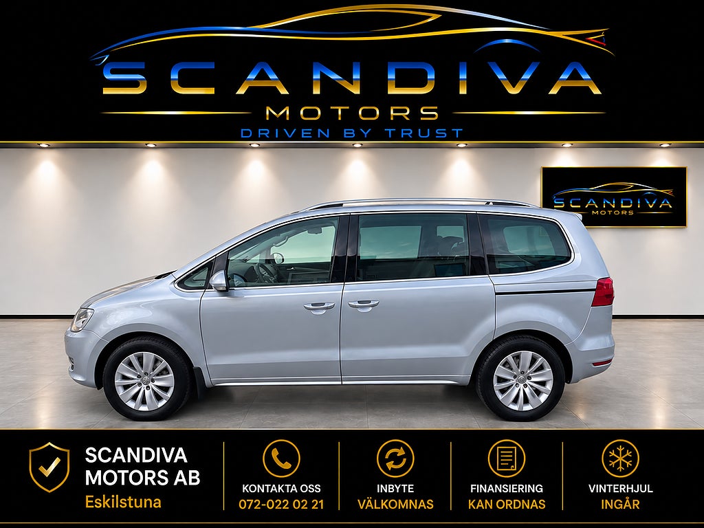 Volkswagen Sharan Volkswagen Sharan 2.0TDI 7-st/Kamrem bytt/Nyservad/ BES