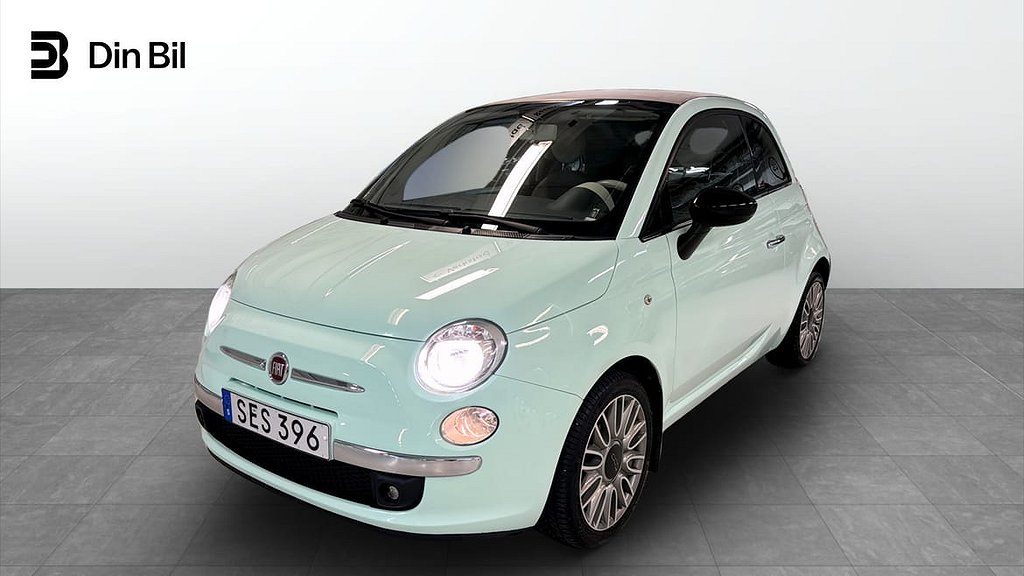 Fiat 500C 1,2 8V Cab Skinn/P-sensorer