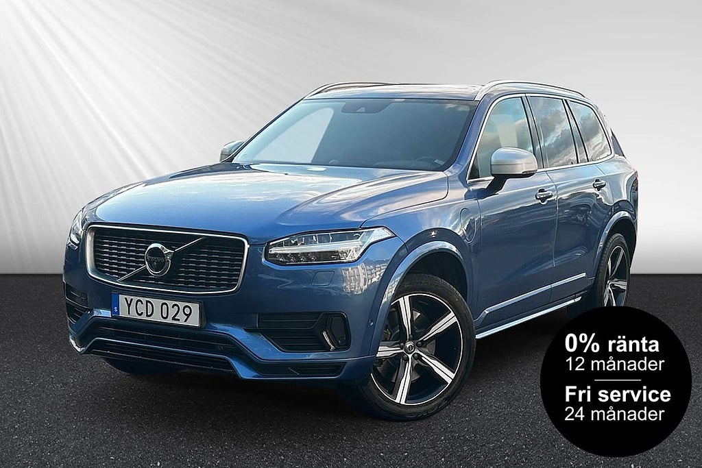 Volvo XC90 T8 AWD R-Design 7-sits Drag BLIS B&W Panorama