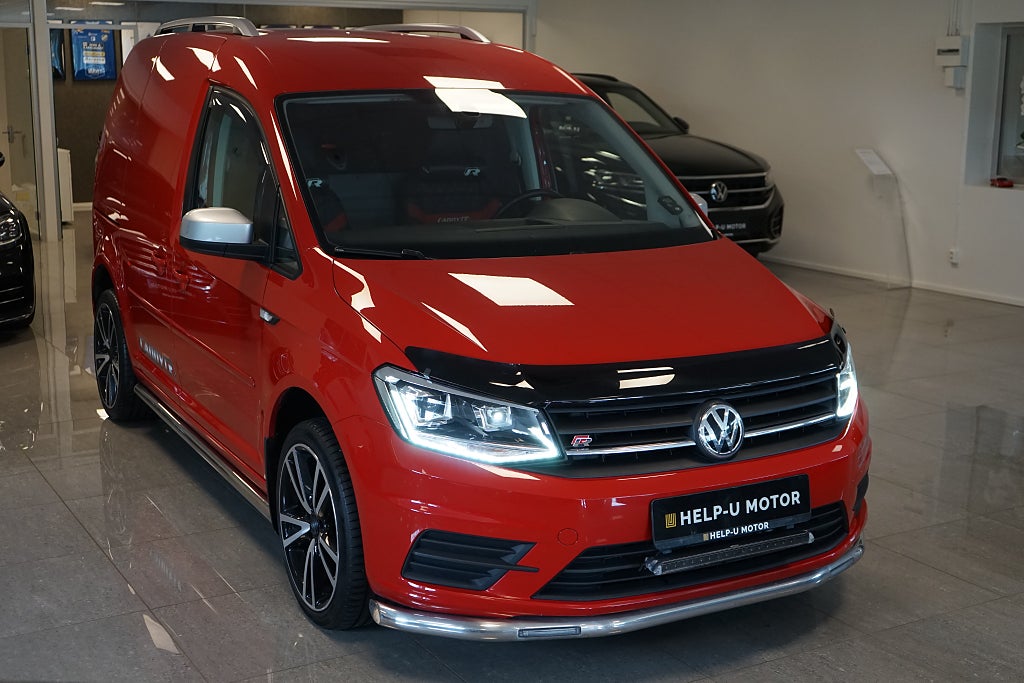 Volkswagen Caddy R 2.0TDI DSG Värmare Drag Påkostad Välvårdad MOMS 150hk