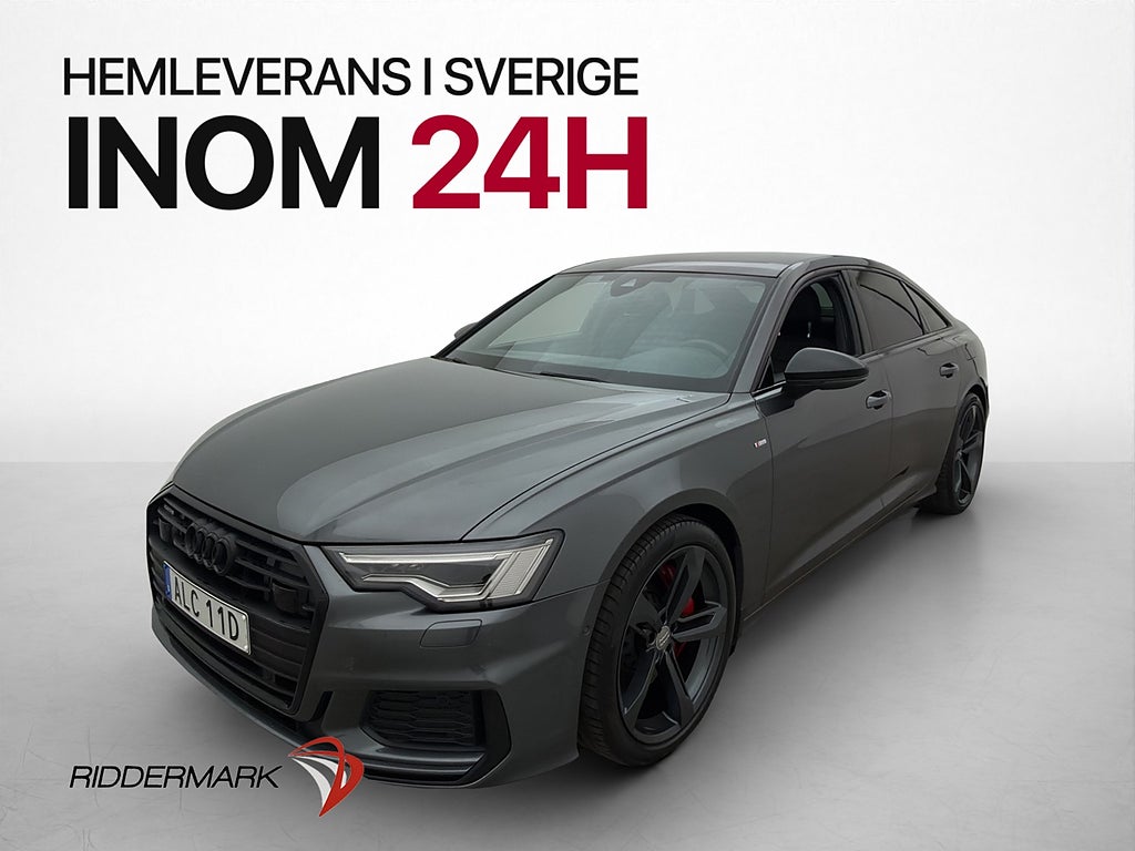 Audi A6 Sedan 55 TFSI Q S Line PANO 4-Zon Kamera Drag 367hk