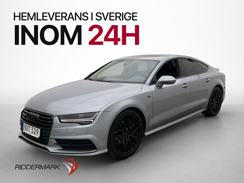 Audi A7 SB 3.0 TDI V6 Quattro 218hk S-line Taklucka  Keyless